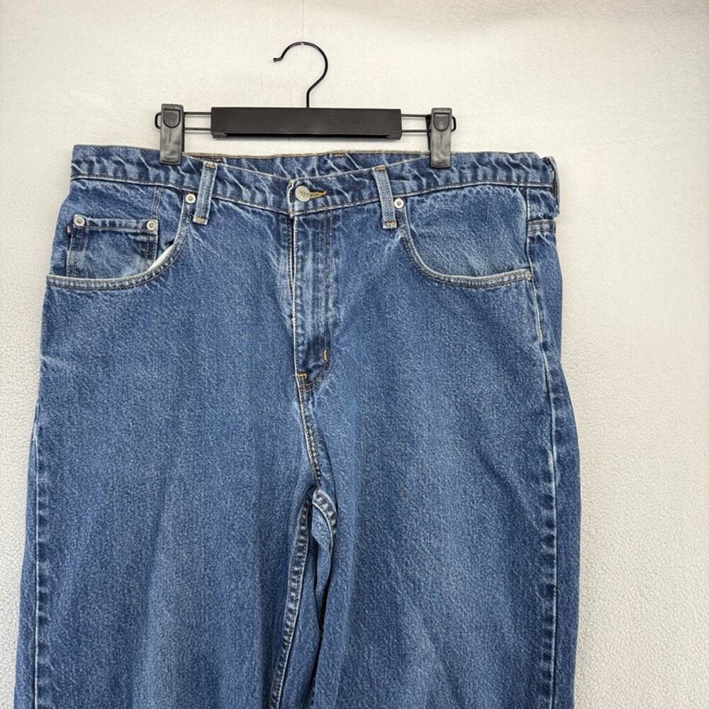 Vintage Polo Ralph Lauren Jeans Mens 38x32 Fits 36x31 Loose Baggy Flag patch y2k - Picture 3 of 10